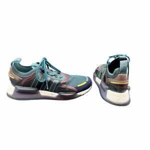 Adidas NMD_R1 V3 Women’s 8.5 Teal Multicolor Boost Running Sneakers
